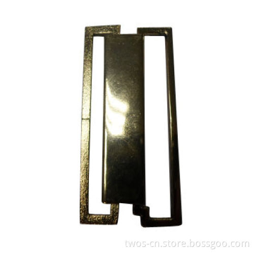 Kissing Buckle, Made of Alloy, Perfect Design, Shiny Gold Color, Nickel- and Lead-free